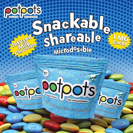 Dream Edibles - Potpots - Milk Chocolate 100ct. - 1