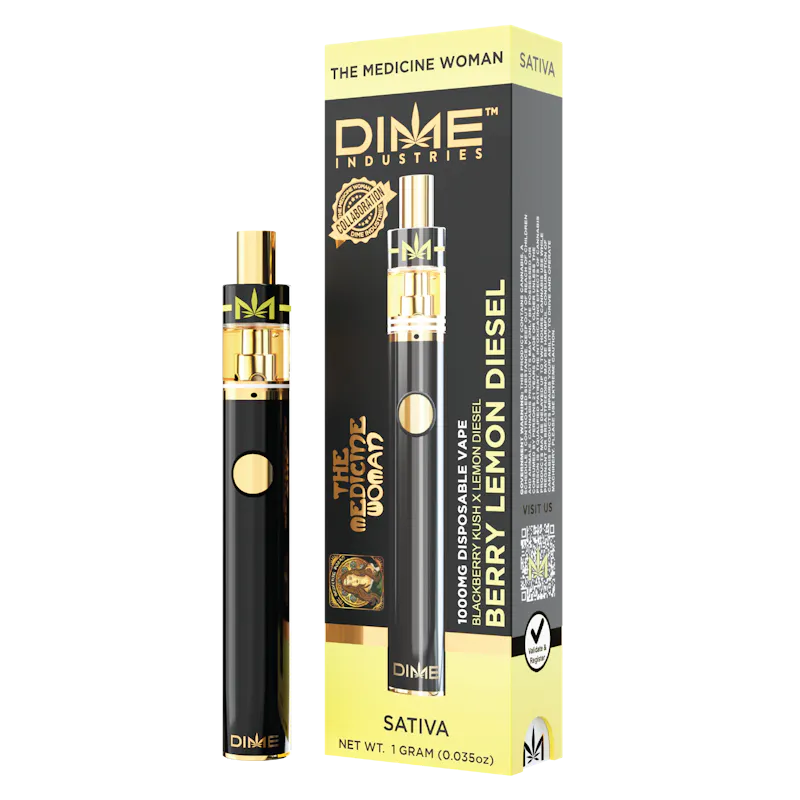 Dime Industries Berry Lemon Diesel Collab Disposable 1000MG disposable