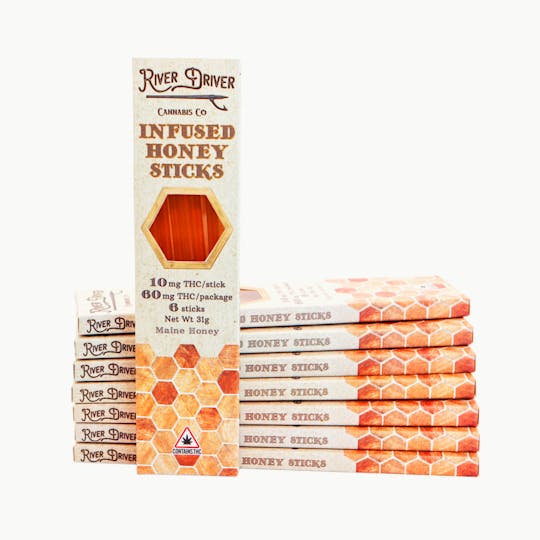River Driver Cannabis Co - 10mg Honey Sticks, 6pk - 1