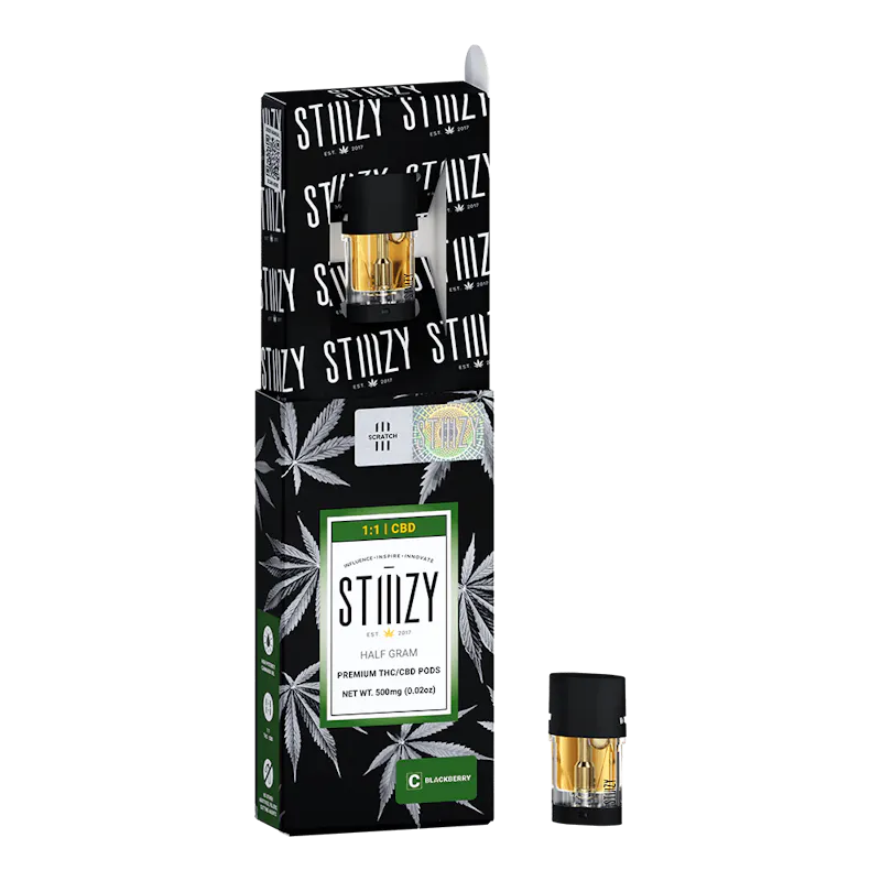 ridge - Blackberry .5G 1:1 (Cbd/Thc) Original Pod - Stiiizy