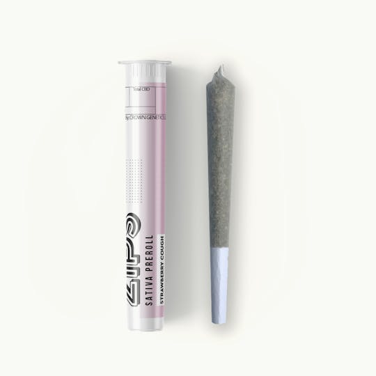 Crown Genetics - Zips By Crown Strawberry Cough Single Preroll - 1