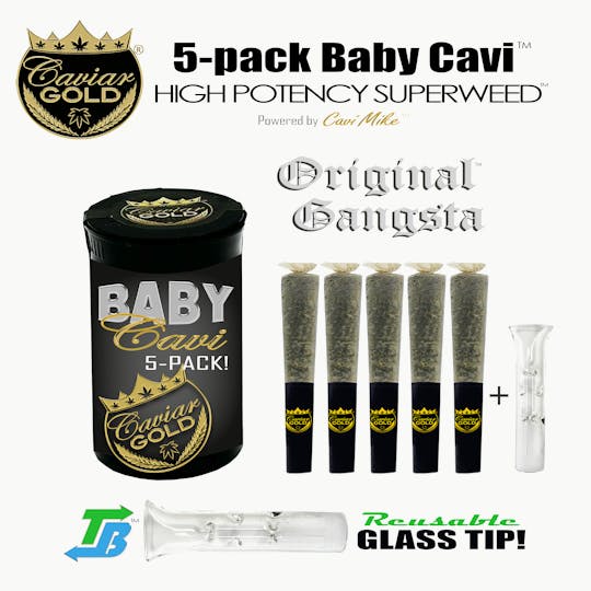Caviar Gold - Caviar Gold l Baby Cavi l Original Gangsta l 2.5g 5pk - 1