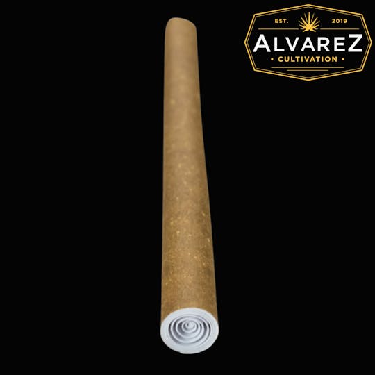 Alvarez Cultivation - Rugburn OG - PREROLL HEMP WRAP (Spiral Tip) - 1