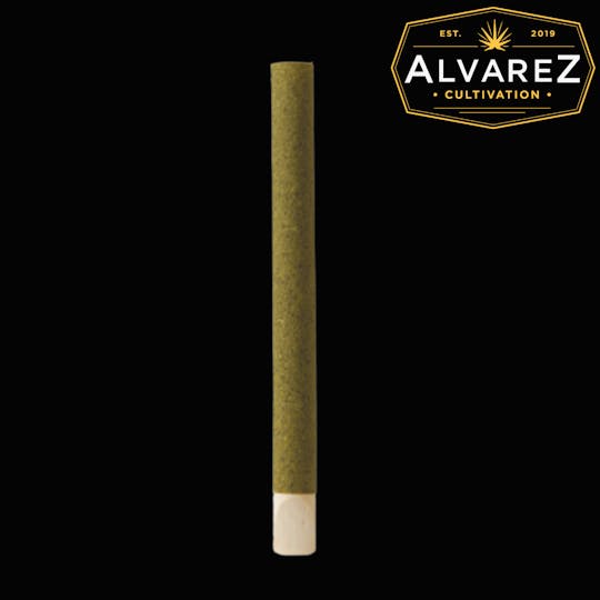 Alvarez Cultivation - Rugburn OG - PREROLL HEMP WRAP (Wooden Tip) - 1