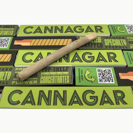 The Maine Cannagar Co - Blue Slushie + Blue Slushie - Banana Stick - 1