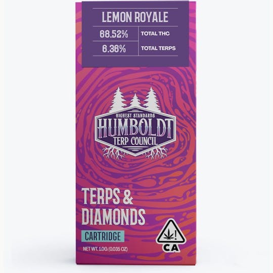 Humboldt Terp Council - Humboldt Terp Council | Live Resin Vape Cartridge Lemon Royale 1g - 1