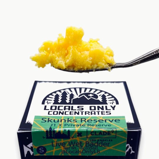 Locals Only Concentrates - Skunk's Reserve Live Wet Badder - 1