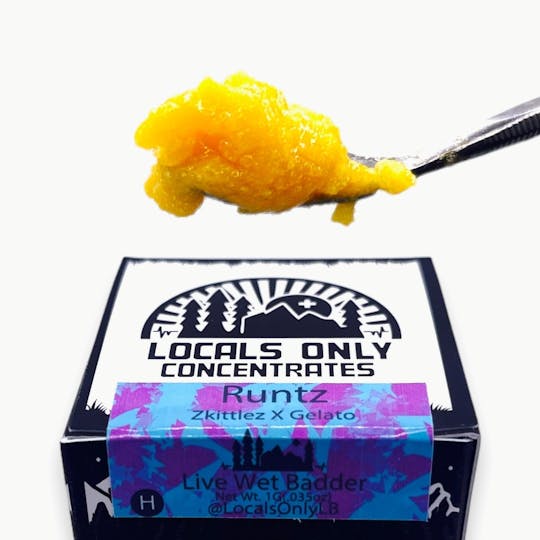 Locals Only Concentrates - Runtz Live Wet Badder - 1