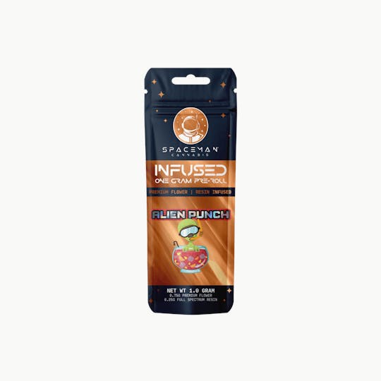 Spaceman Cannabis - Spaceman - 1g Resin Infused Pre-Roll - Alien Punch - 1