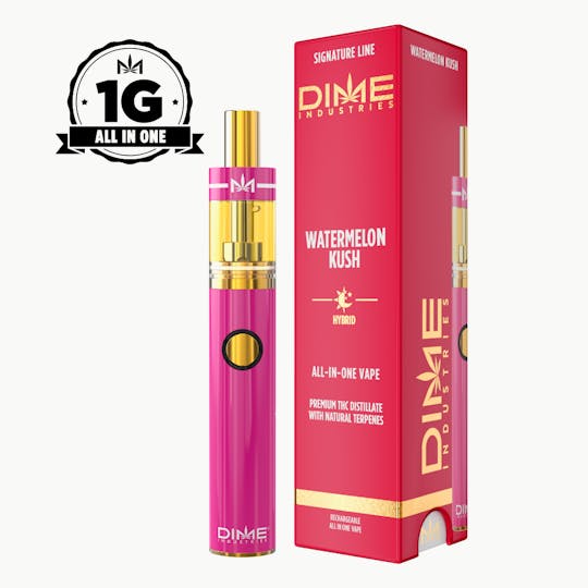 Dime Industries - Watermelon Kush 1G All in One Device - 1