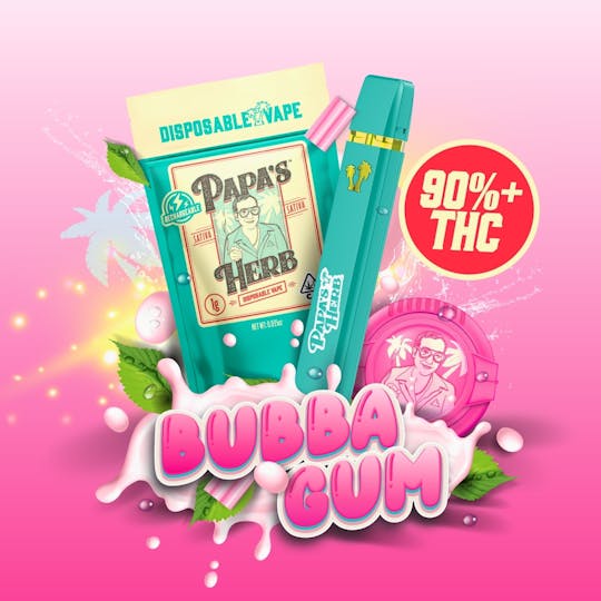 Papa's Herb - BUBBA GUM (1g) Disposable Vape Cartridge - 1