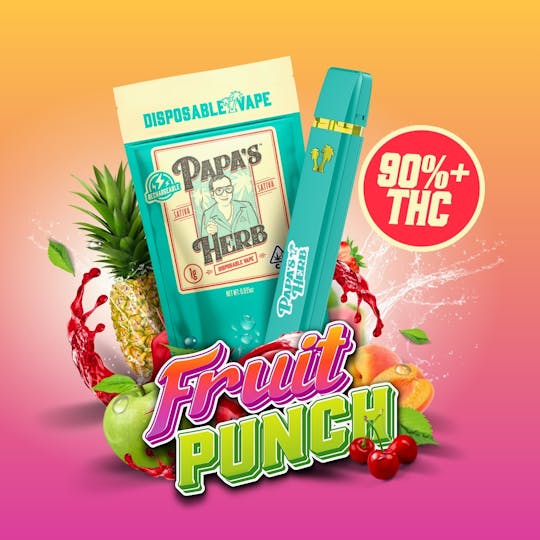 Papa's Herb - Fruit Punch (1g) Disposable Vape Cartridge - 1