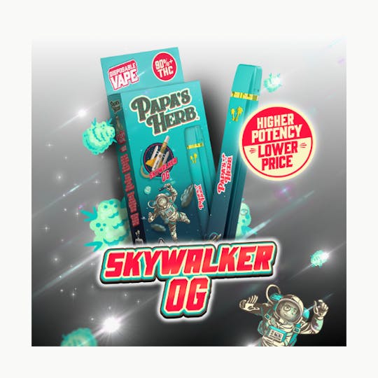 Papa's Herb - Skywalker OG (1g) AIO Vape Cartridge - 1