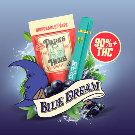 Papa's Herb - Blue Dream (1g) Disposable Vape Cartridge - 1