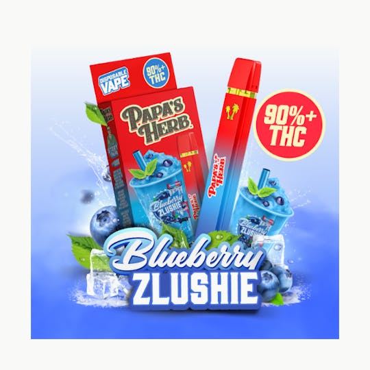 Papa's Herb - Blueberry Zlushie (1g) AIO Vape Cartridge - 1
