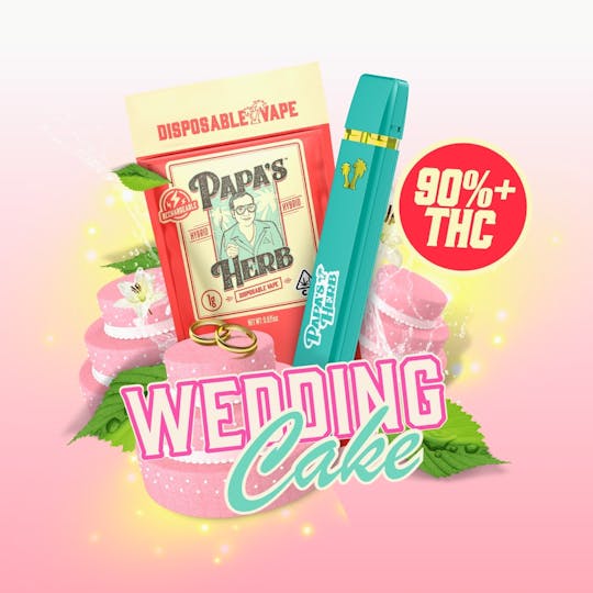 Papa's Herb - Wedding Cake (1g) Disposable Vape Cartridge - 1