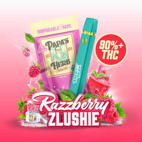 Papa's Herb - Razzberry Zlushie (1g) AIO Vape Cartridge - 1