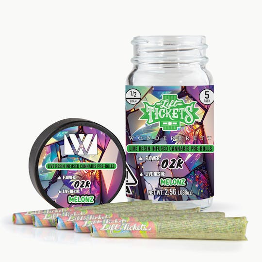 Lift Tickets - OZK x Melonz - Infused Pre-Roll 5-Pack - 1