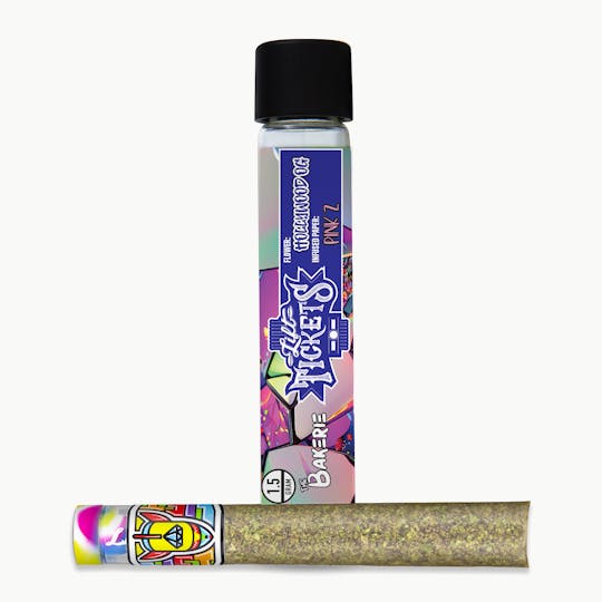 Lift Tickets - Infused Glass Tip Pre-Roll: Hollywood OG x Pink Z 1.5g Joint - 1