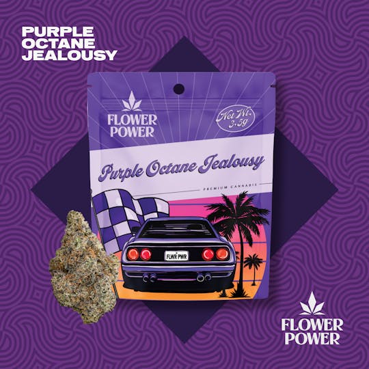 Flower Power Cannabis - Purple Octane Jealousy 3.5G Pre Pack - 1