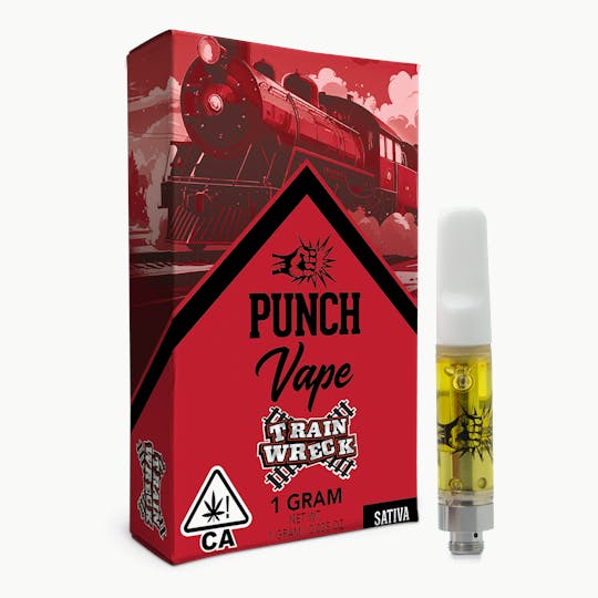 Punch Edibles & Extracts - Punch - 510 Distillate Vape Cart - Trainwreck (1g) - 1