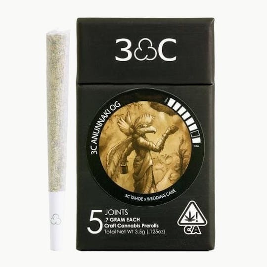 3C - 3C | Anunnaki OG Prerolls 5pk - 3.5g - 1