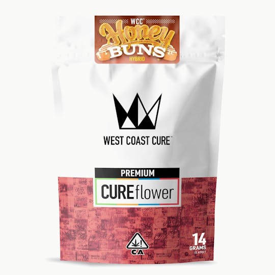 West Coast Cure - Honey Buns - 14G Premium Flower - 1