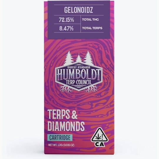 Humboldt Terp Council - Humboldt Terp Council | Live Resin Vape Cartridge GelonoidZ 1g - 1