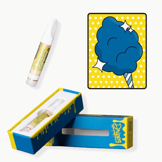 Drippz - Drippz vape cart - Cotton Candy - 1g 510 Thread - 1
