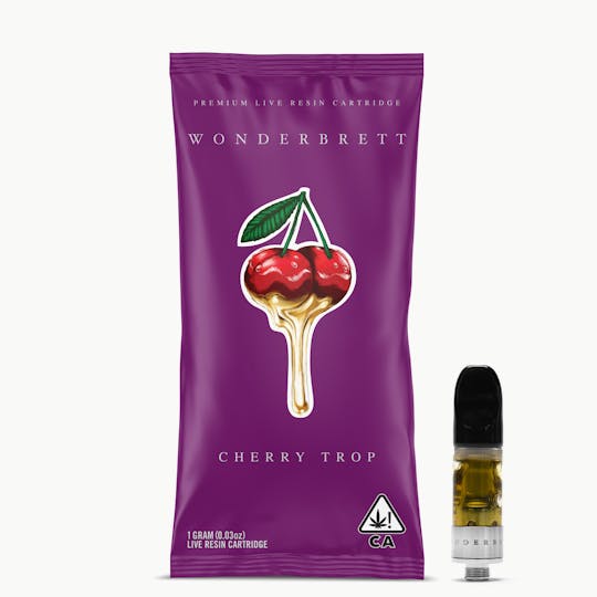 Wonderbrett - Cherry Trop Live Resin Vape Cartridge – 1g - 1