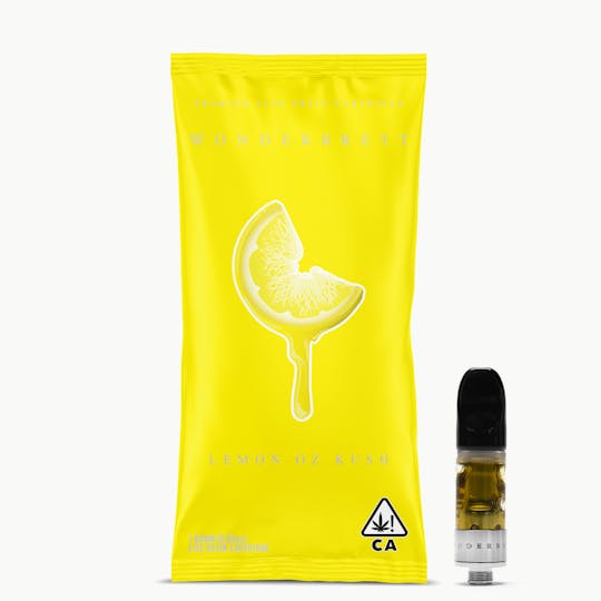 Wonderbrett - Lemon OZ Kush Live Resin Vape Cartridge - 1g - 1