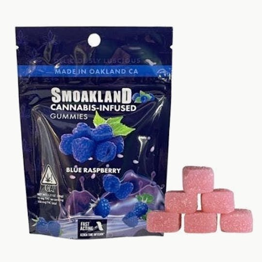 Smoakland - Gummies 2.0 - Blue Raspberry - 100mg - 1