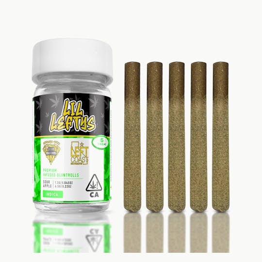 LEFT COAST - Lil Lefty's - MINI BLUNTS - Sour Apple - 1