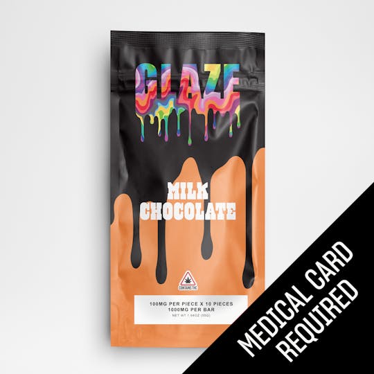 Glaze - Glaze | Milk Chocolate Bar | 1000mg (MED) - 1