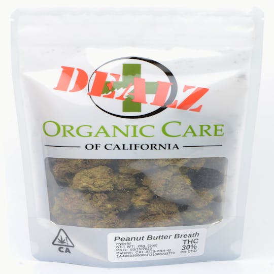 Organic Care of California - (30%) Peanut Butter Breath (28g) HYBRID - 1