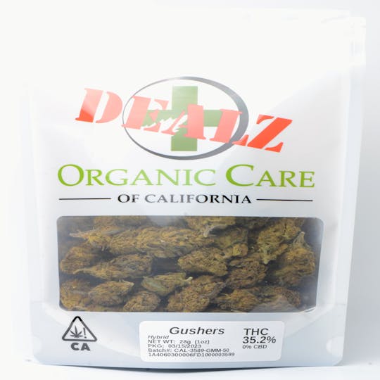 Organic Care of California - (35.2%) Gushers (28g) HYBRID - 1