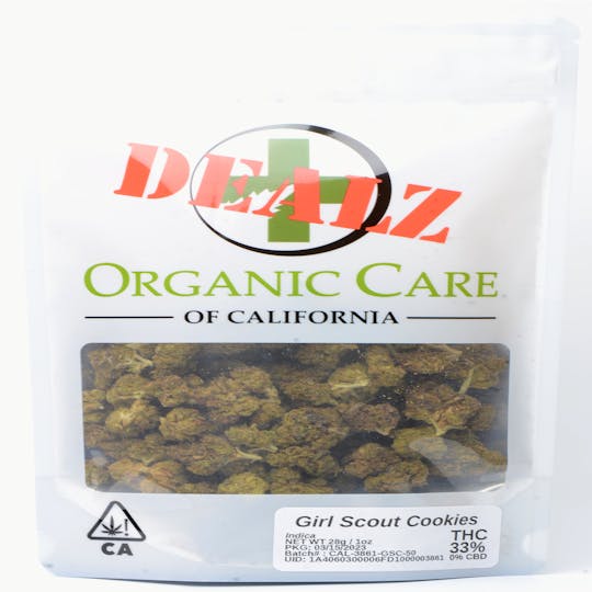 Organic Care of California - (33%) Girl Scout Cookies (28g) INDICA - 1