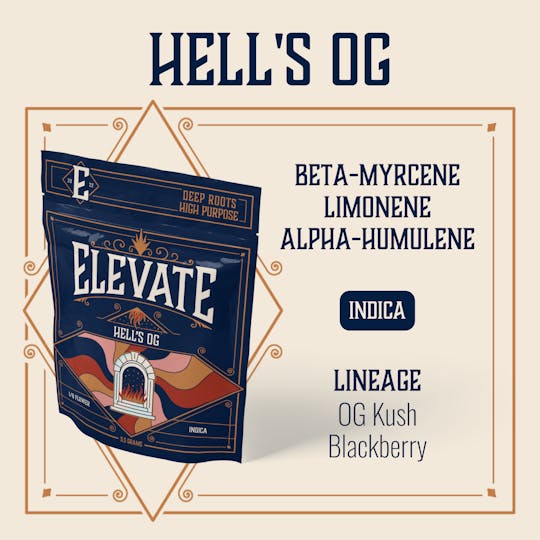 Elevate Missouri - Hell's OG - 3.5g - 1