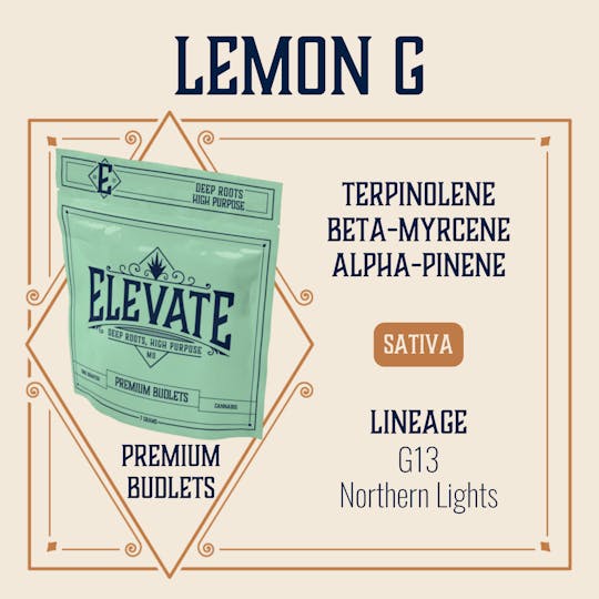 Elevate Missouri - Lemon G - 7g Budlets - 1