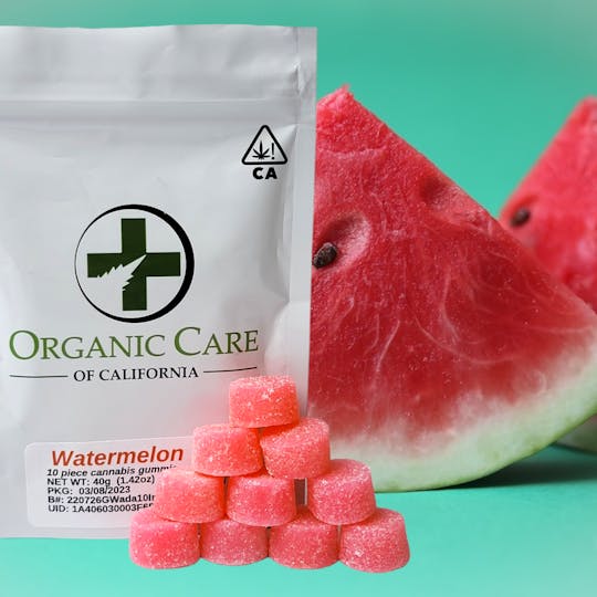 Organic Care of California - Watermelon Daze (100mg) 10-Pack - 1