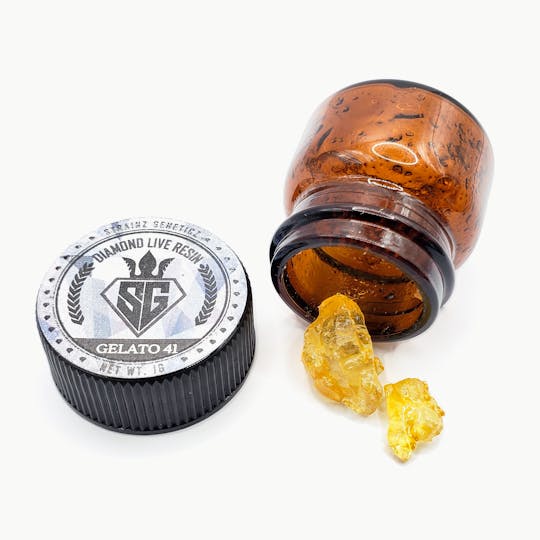 Oro - STRAINZ LIVE RESIN DIAMONDS - GELATO 41 - 1