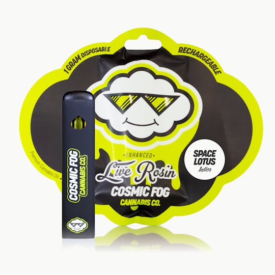 Cosmic Fog Cannabis Co - Cosmic Fog - Space Lotus - 1G Live Rosin Disposable Pen (Indica) - 1