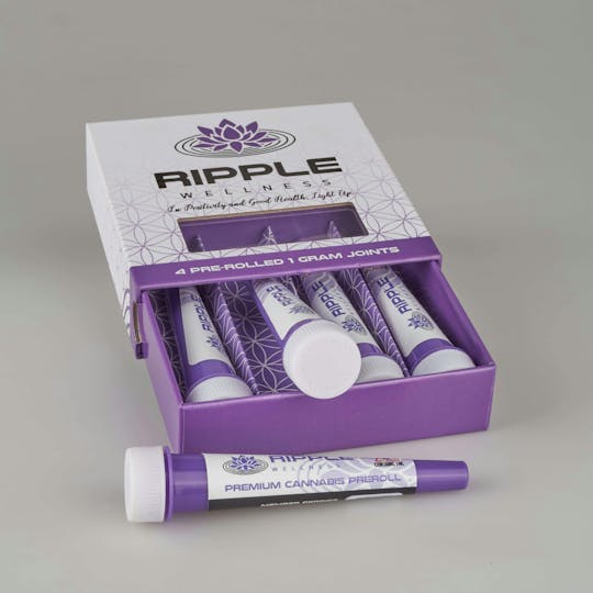 Ripple Wellness - Pre Roll 4pk - Cookie Butter Crunch - 1