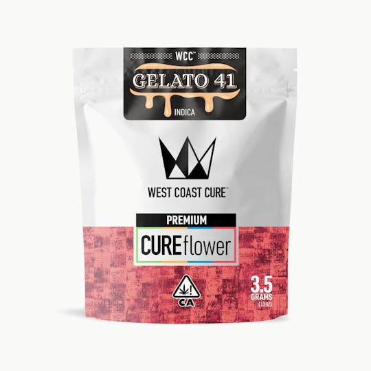West Coast Cure - Gelato 41 - 3.5G Premium Flower - 1