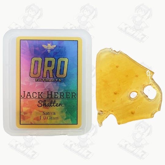 Oro - LIVE RESIN SHATTER - JACK HERER - 1