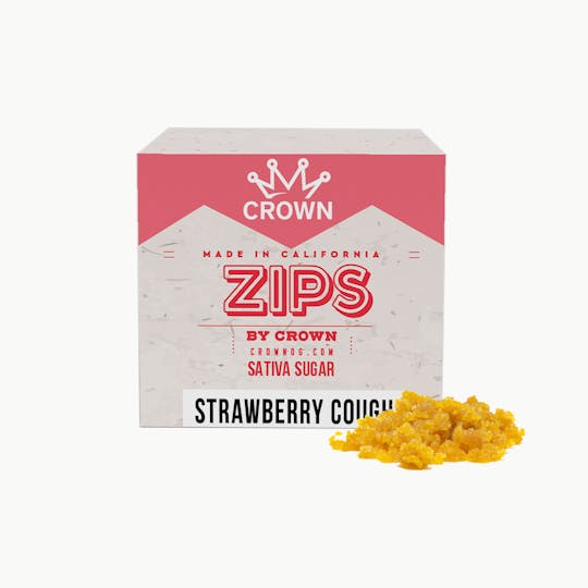 Crown Genetics - Zips By Crown Strawberry Cough Sugar 1g - 1