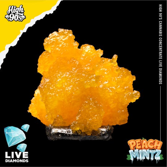 HIGH 90s - High 90s : Peach Mintz 1g Live Diamonds - 1