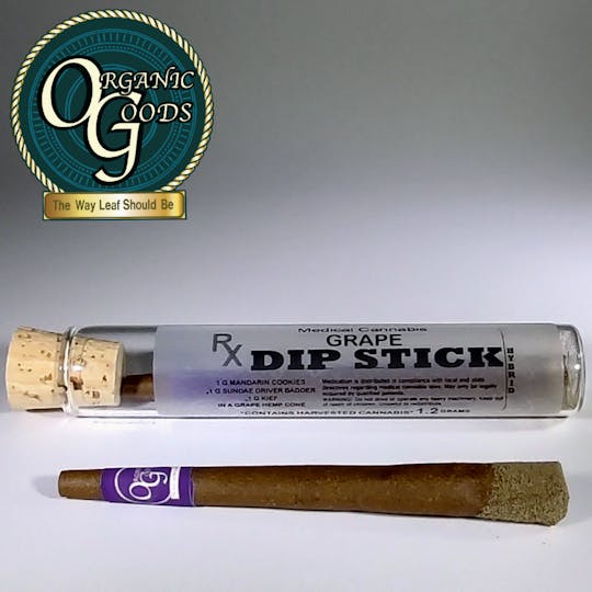 Organic Goods - Organic Goods TF Dip Stick w/ Badder & Kief Grape 1.2 G - 1