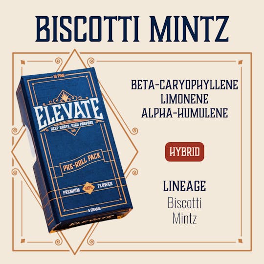 Elevate Missouri - Biscotti Mintz - 5g Pin Pack - 1
