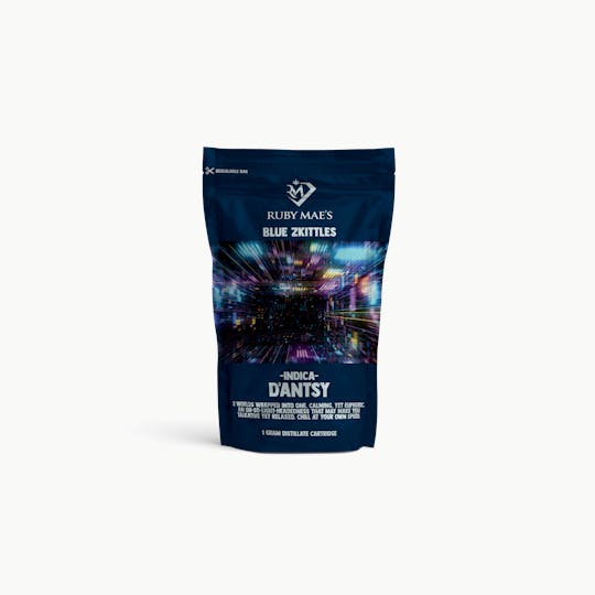 Ruby Mae's - 1g Distillate Cartridge | Blue Zkittles (Indica) - 1